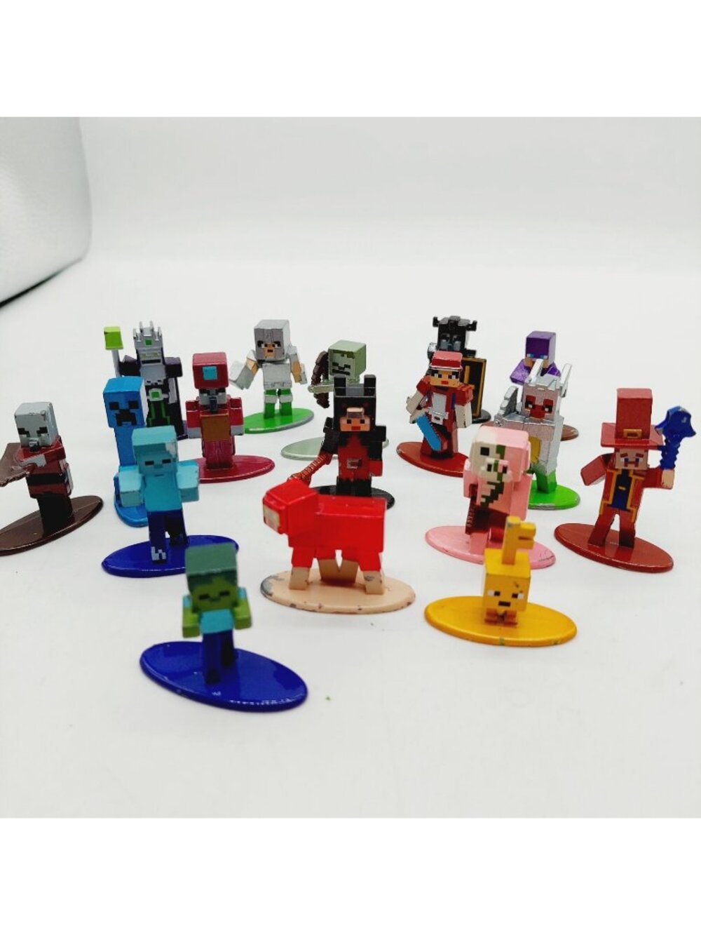 Minecraft Jada Nano Metalfigs Die cast Lot Of 17